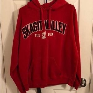 Hoodie red logo